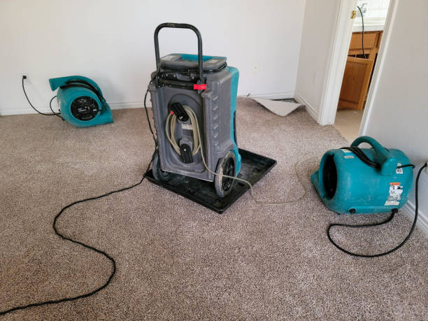 Water damage restoration process in MA